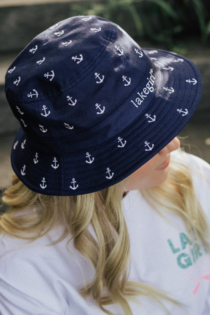 Adults Anchor Bucket Hats Wholesale