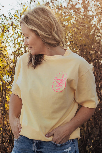 Lakegirl Ringspun Short Sleeve in Butter