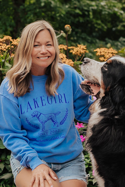 Lakegirl Ringspun Fleece Crew Neck in Peri