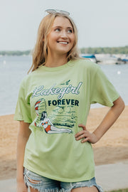 Lakegirl Ringspun Short Sleeve in Lime