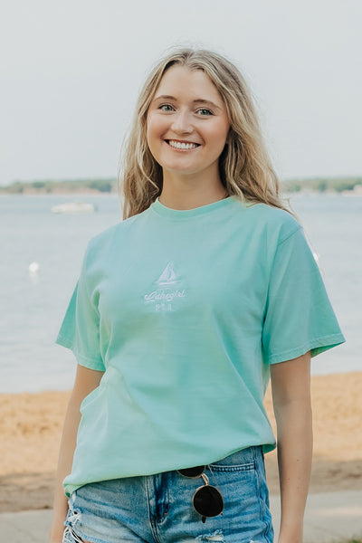 Lakegirl Ringspun Short Sleeve in Mint