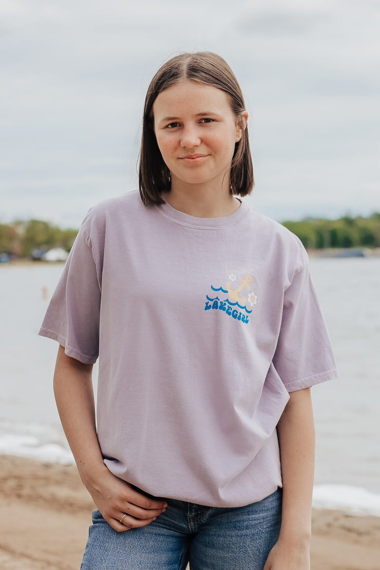 Lakegirl Ringspun Short Sleeve in Thistle