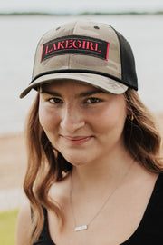 Lakegirl Cotton Twill Cap with Mesh