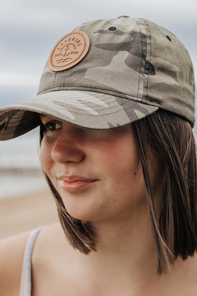 Lakegirl Washed Cotton Cap in Camo