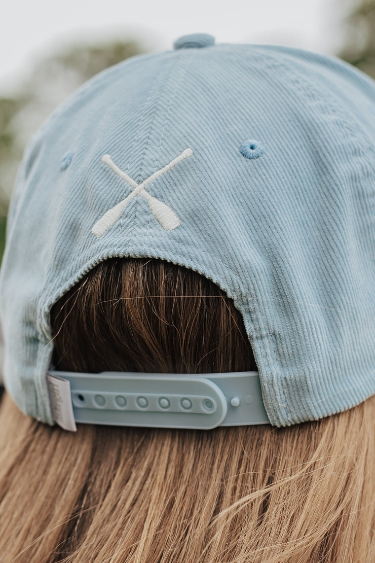 Lakegirl Corduroy Cap in Dusty Blue