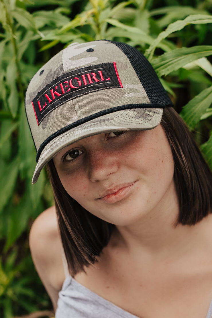 Lakegirl Cotton Twill Cap with Mesh