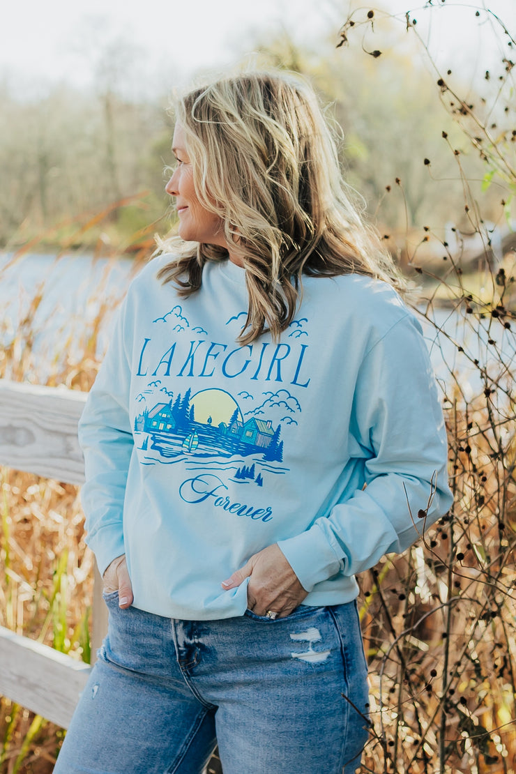 Lakegirl Ringspun Long Sleeve in Powder