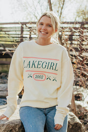 Lakegirl Ringspun Fleece Crew Neck in Ivory