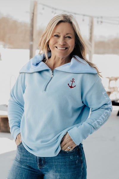 Lakegirl Oversized Collar 1/4 Zip