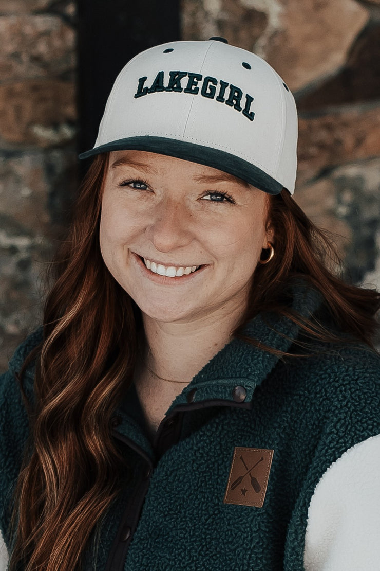 Brushed Cotton Cap in Forest Green