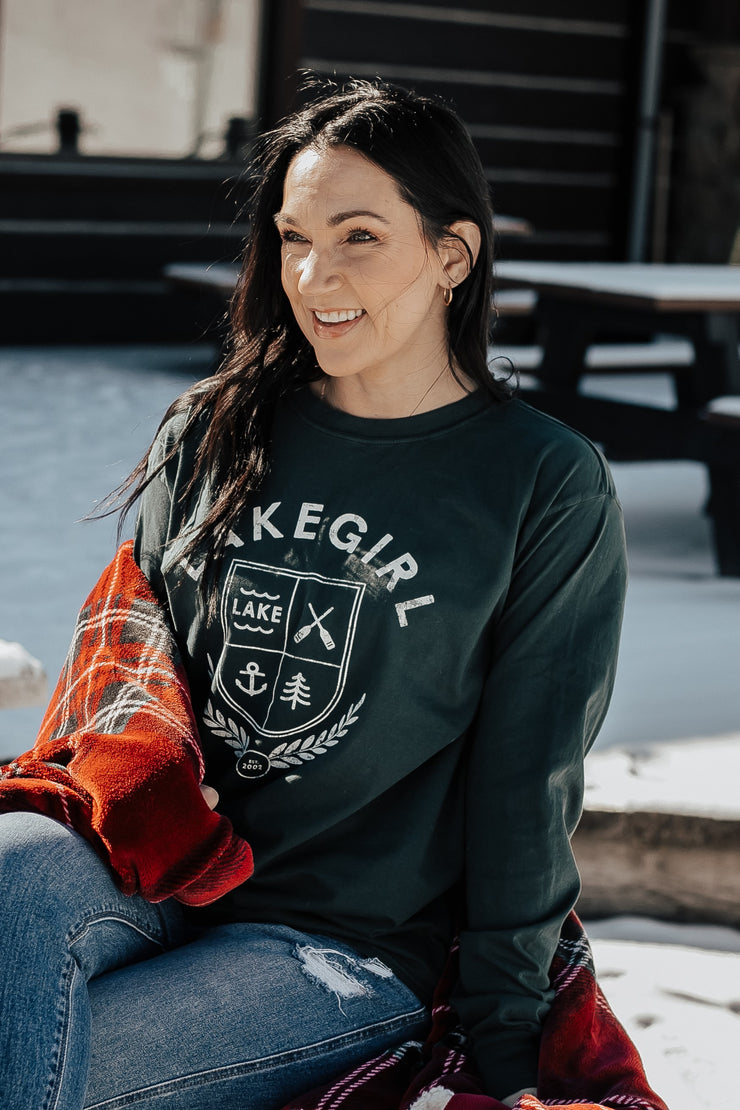 Ringspun Long Sleeve in Evergreen