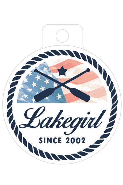 Lakegirl Always At The Lake Sticker