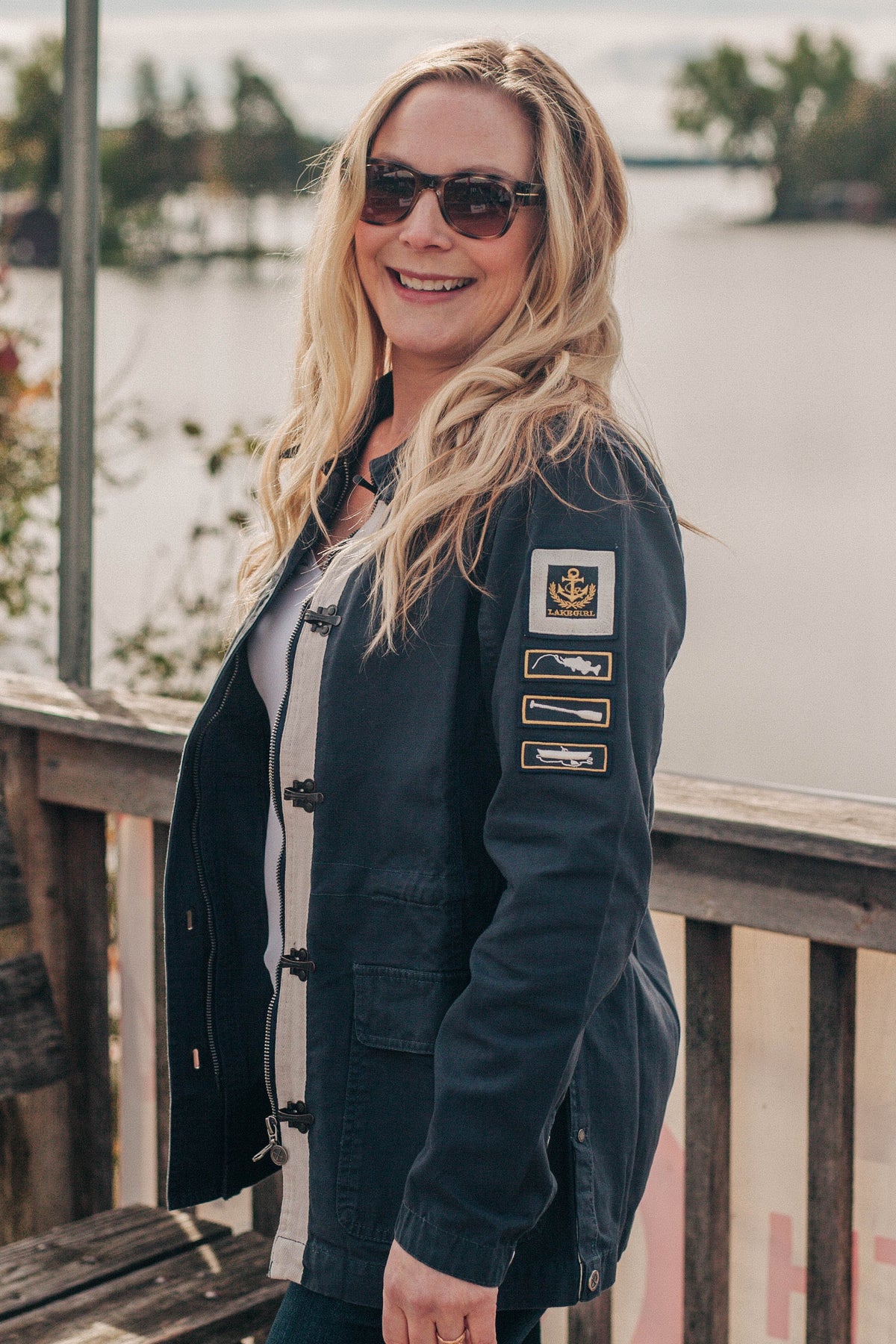 Deck Jacket in Navy